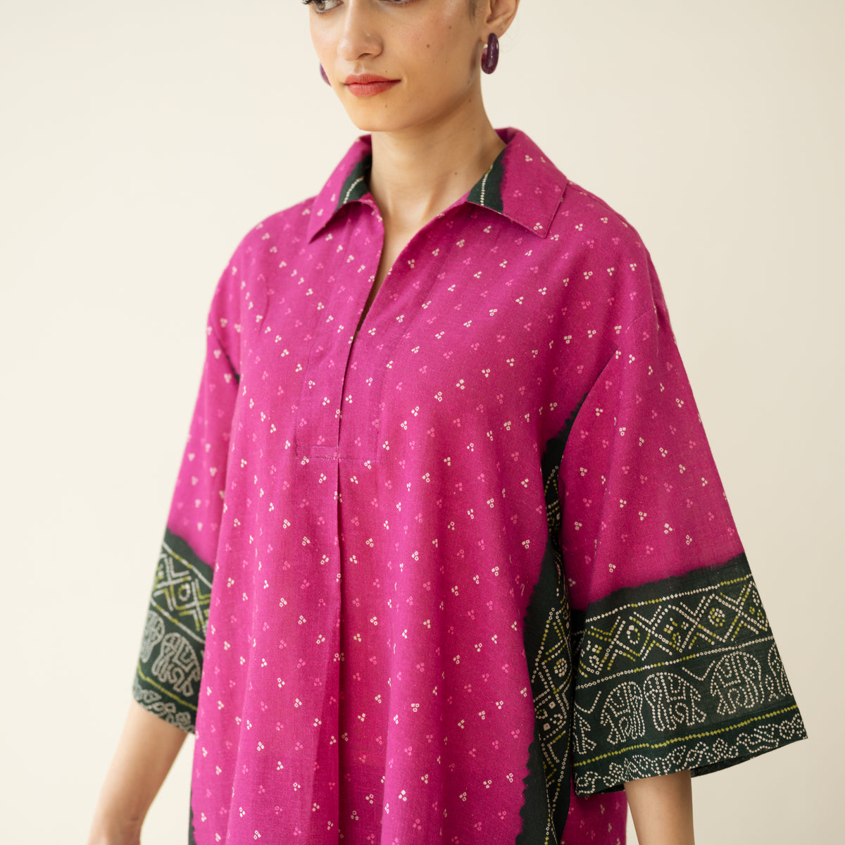 Very Berry Elevated Cotton Slub Coord Set - Berry