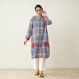 Goodie Goodie Statement Cotton Slub Kurta - Multicolour