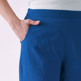 Classic Blue Cotton AMPM Pants