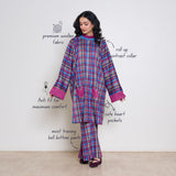 First Love Multicolour Woollen Coord Set - Multicolour