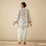 Chaman Gota Details Festive Salwar Cotton Slub Coord Set - Multicolour