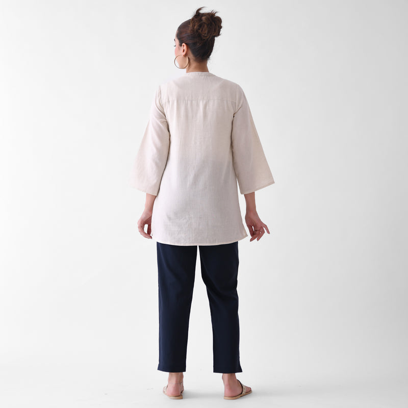 Navy Cotton AMPM Pants