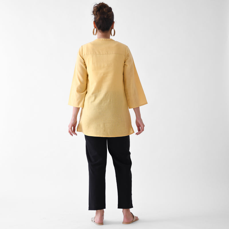 Black Cotton AMPM Pants