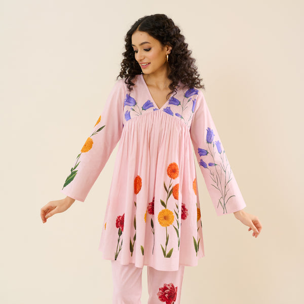 At The Florist’s Cotton Co-ord Set - Pink