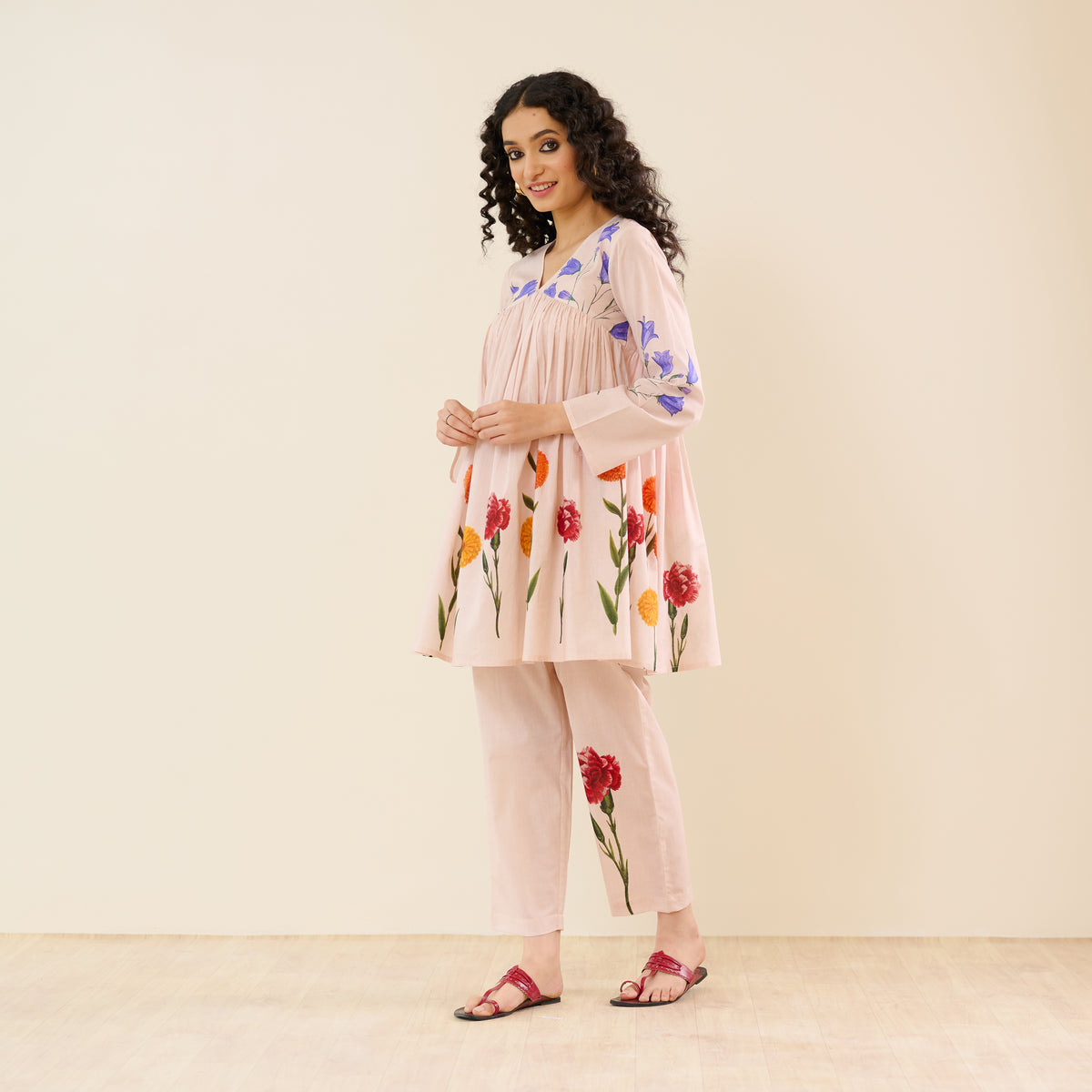 At The Florist's Cotton Co-ord Set - Off White