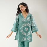 Dewdrop Cotton Co-ord Set - Sage Green