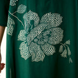 Meadow Patchwork Cotton Kurta Set - Emerald Green