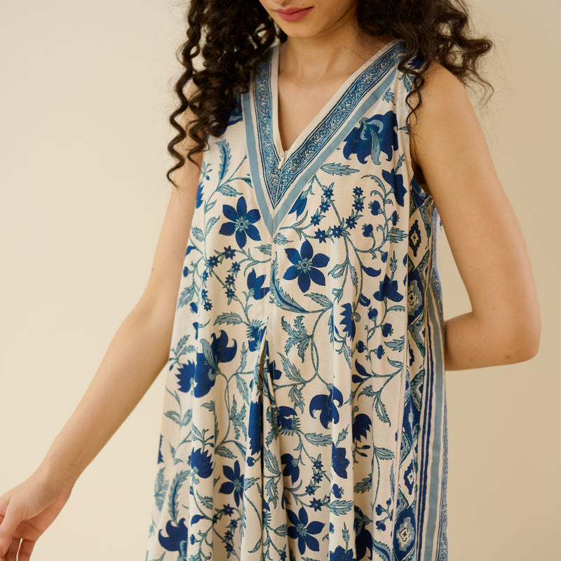 Sara Sanganeri Cotton Maxi Dress - Off White