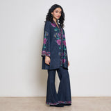 Rosy Woollen Coord Set - Black