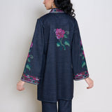 Rosy Woollen Coord Set - Black