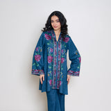 Rosy Woollen Coord Set - Transformative Teal