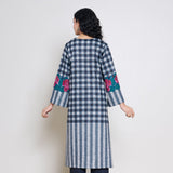 Evermore Woollen Hand Embroidered Kurta - Charcoal