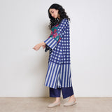 Evermore Woollen Hand Embroidered Kurta - Violet