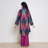 Autumn Woollen Coord Set - Black & Multicolour