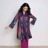 Autumn Woollen Coord Set - Black & Multicolour