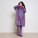 First Love Multicolour Woollen Coord Set - Multicolour