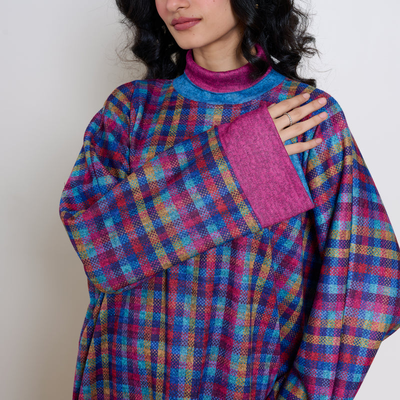 First Love Multicolour Woollen Coord Set - Multicolour