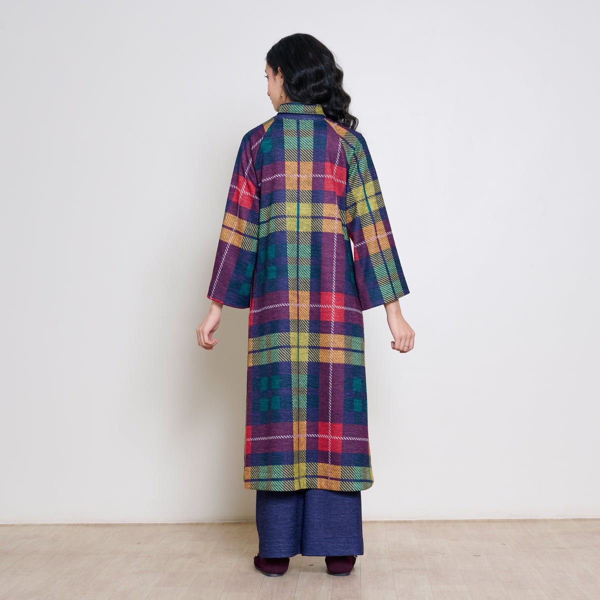 Notebook Woollen Kurta Set - Multicolour