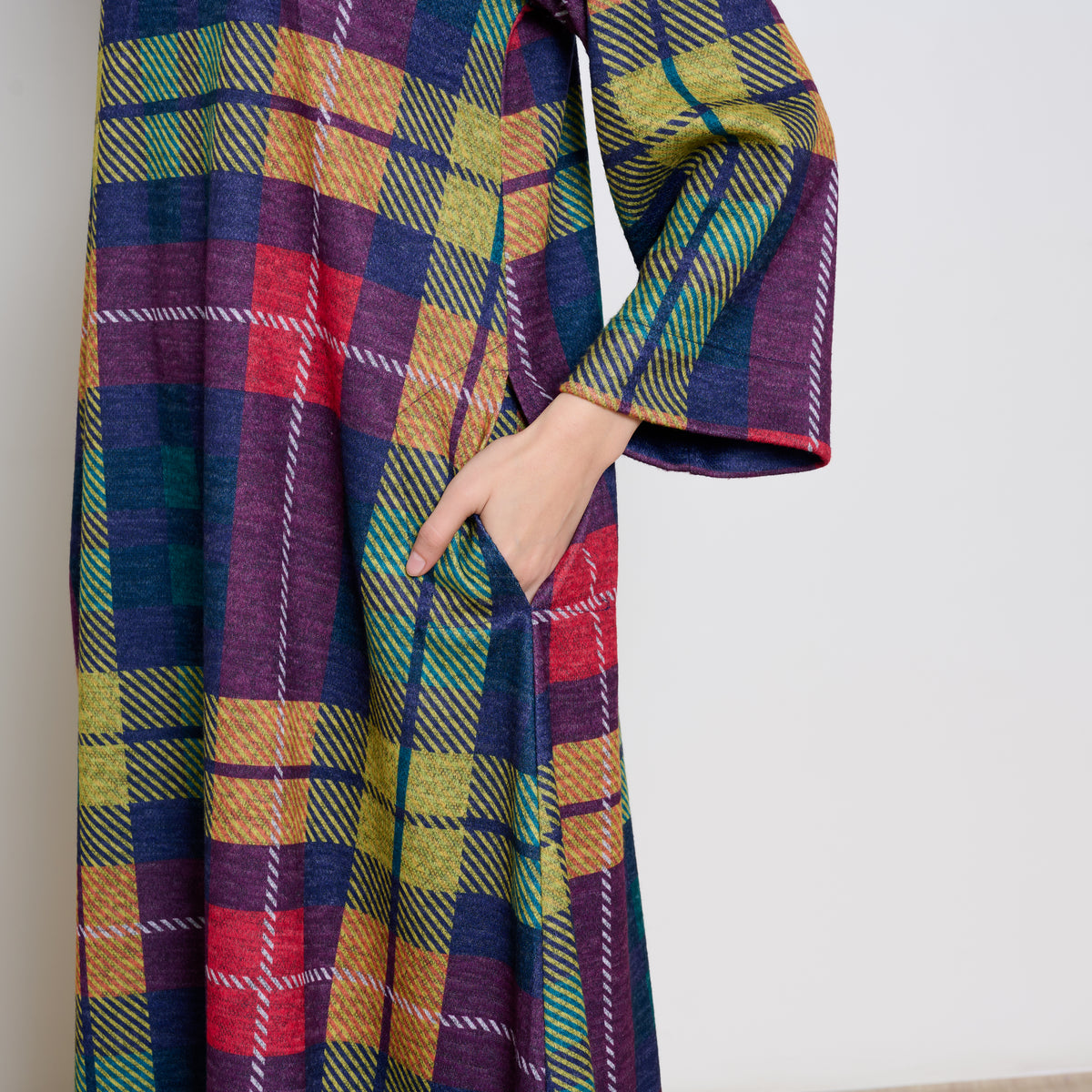 Notebook Woollen Kurta - Multicolour