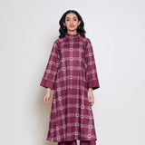 Childhood Sweetheart Woollen Kurta - Maroon