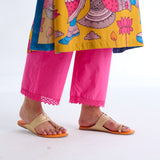 Rasika Modal Satin Kurta Set - Yellow