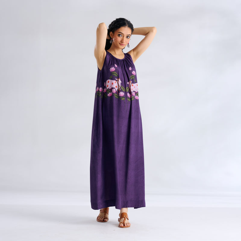 Surbhi Shantoon Maxi Dress - Violet