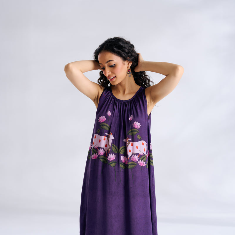 Surbhi Shantoon Maxi Dress - Violet