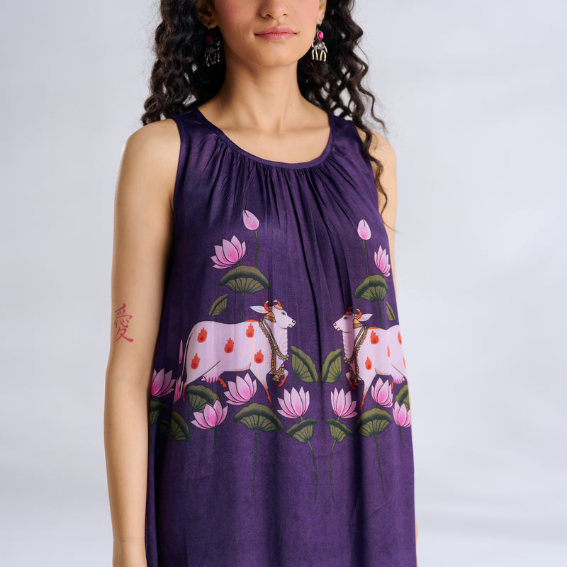 Surbhi Shantoon Maxi Dress - Violet