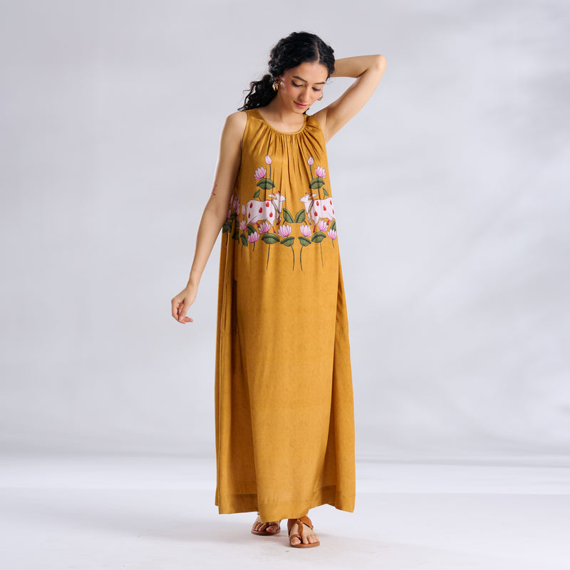 Surbhi Shantoon Maxi Dress - Golden Yellow