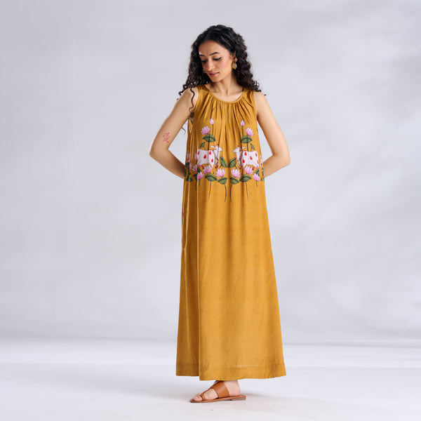 Surbhi Shantoon Maxi Dress - Golden Yellow