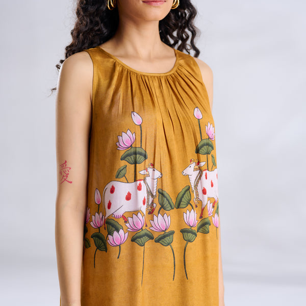 Surbhi Shantoon Maxi Dress - Golden Yellow