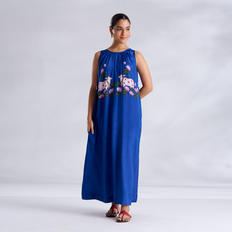 Surbhi Shantoon Maxi Dress - Royal Blue