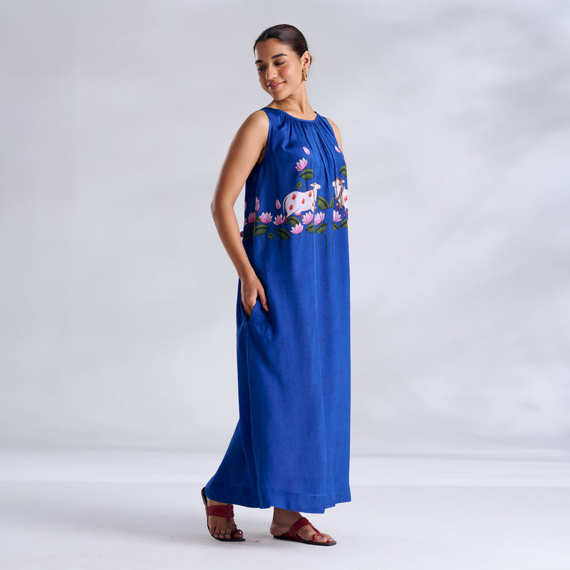 Surbhi Shantoon Maxi Dress - Royal Blue