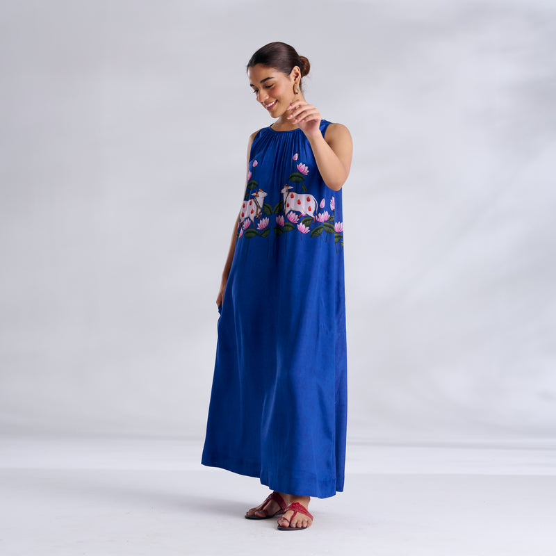 Surbhi Shantoon Maxi Dress - Royal Blue