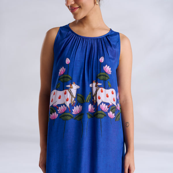 Surbhi Shantoon Maxi Dress - Royal Blue
