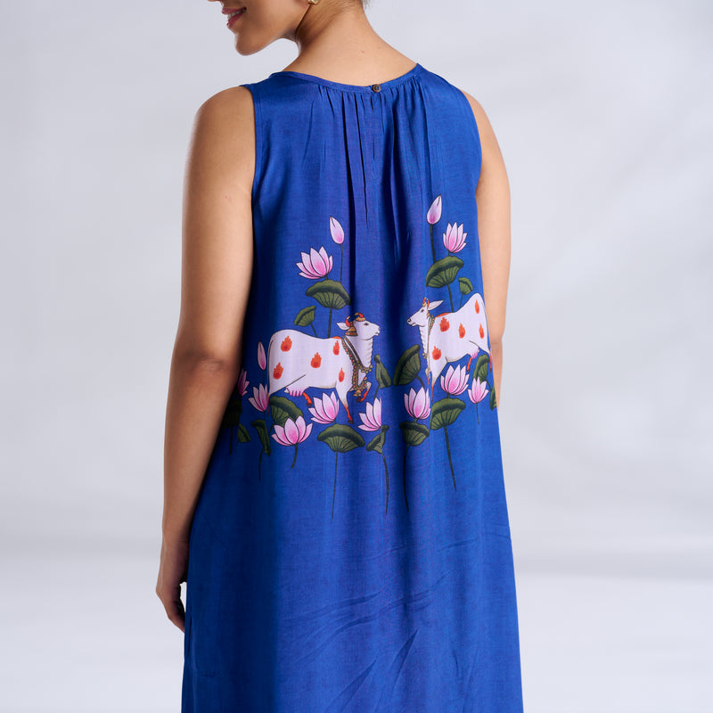 Surbhi Shantoon Maxi Dress - Royal Blue