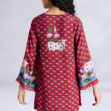 Lotus Shantoon Farsi Salwar Set - Maroon