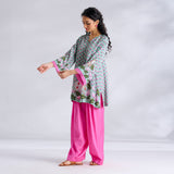 Lotus Shantoon Farsi Salwar Set - Mint