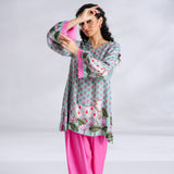 Lotus Shantoon Farsi Salwar Set - Mint