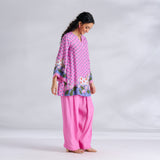 Lotus Shantoon Farsi Salwar Set - Candy Pink