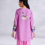 Lotus Shantoon Farsi Salwar Set - Candy Pink