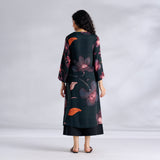 Rivaa Modal Satin Kurta - Forest Green