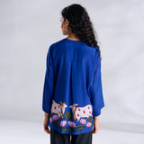 Surbhi Shantoon Shirt - Royal Blue