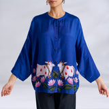 Surbhi Shantoon Shirt - Royal Blue