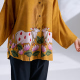 Surbhi Shantoon Shirt - Golden Yellow