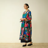 Sunday Slub Cotton Kurta - Multicolour