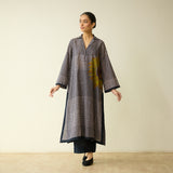 Sunday Slub Cotton Kurta - Charcoal