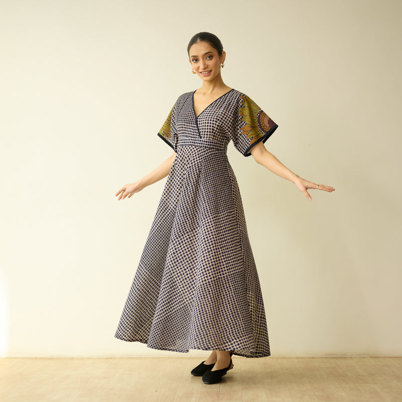 Buy Sunday Slub Cotton Maxi Dress - Charcoal | Rustorange
