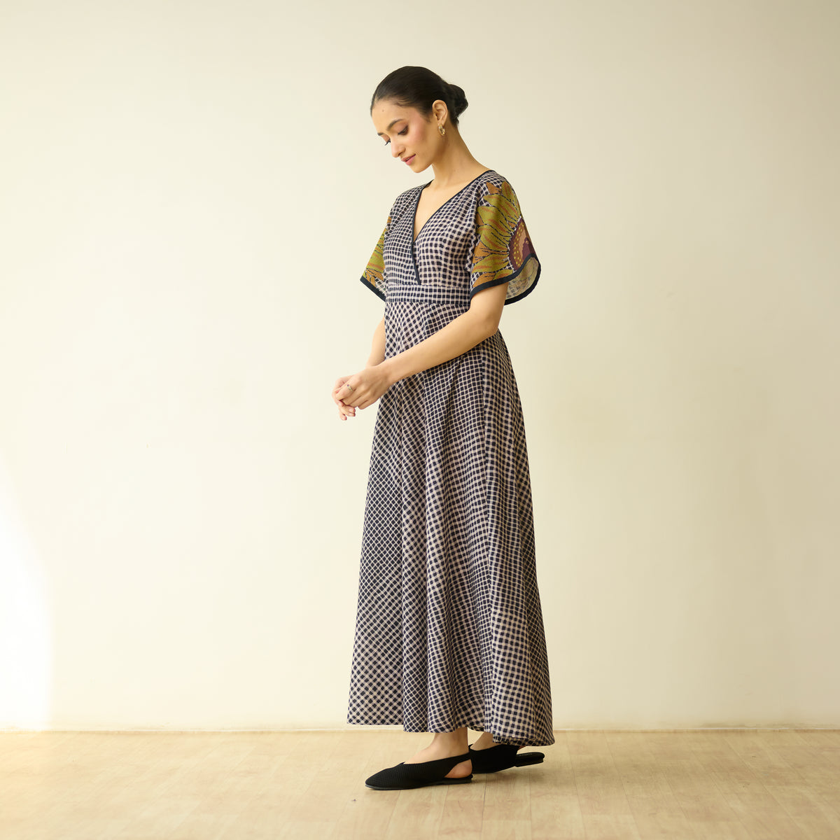 Sunday Slub Cotton Maxi Dress - Charcoal