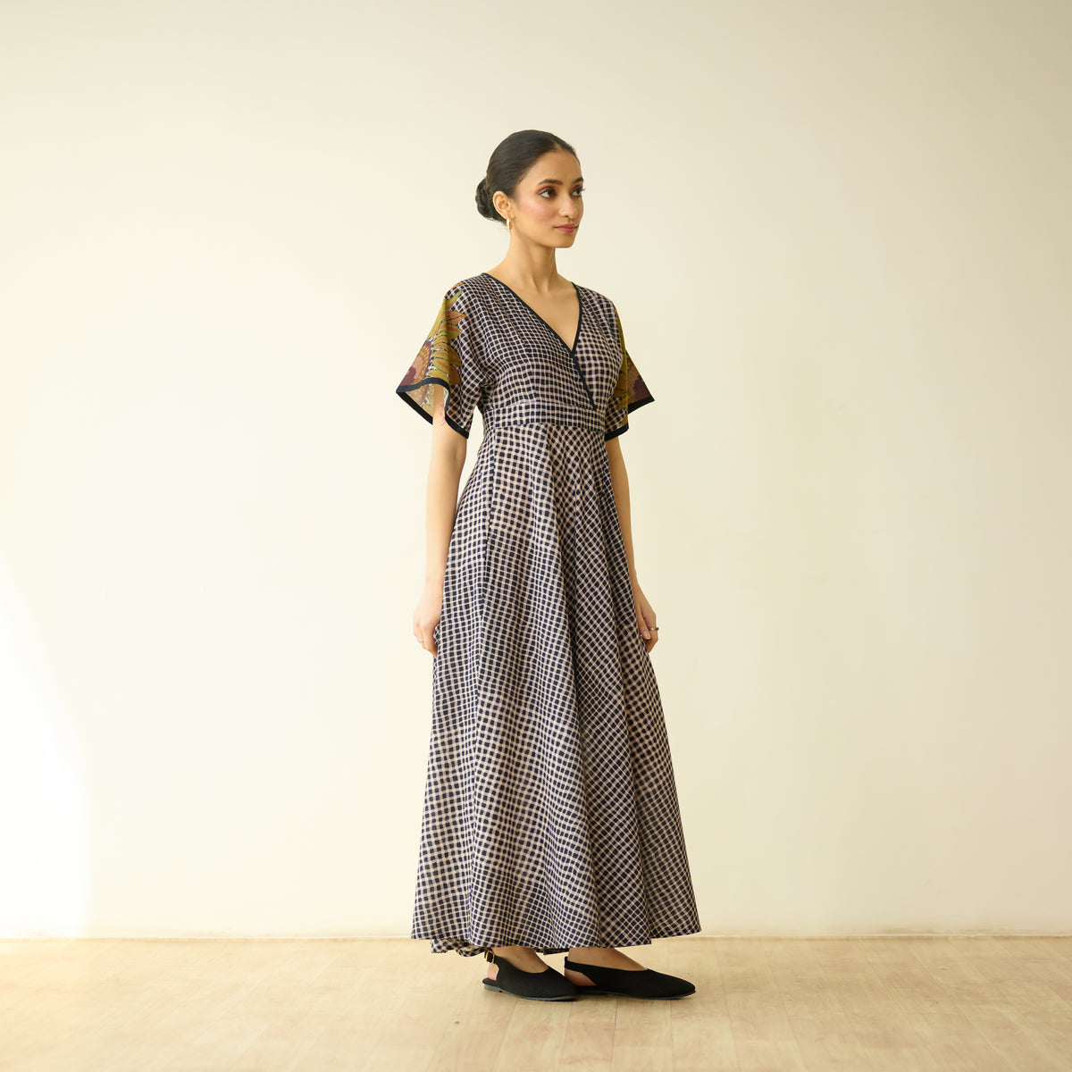 Sunday Slub Cotton Maxi Dress - Charcoal